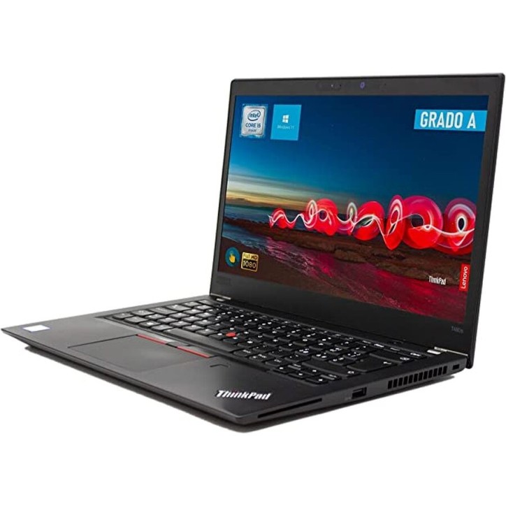 Lenovo ThinkPad T480s, i7-8550U, 8GB RAM, 256GB-SSD, 14"FHD, W10P [Reacondicionado Grado A]