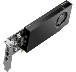 NVIDIA RTX A1000 8GB PCIe 4.0 x8 4x MiniDP 1.4a, 2304 Cuda Cores, Single Slot ,  50W [Nuevo] HP - 1