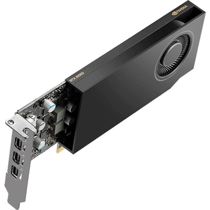 NVIDIA RTX A1000 GDDR6 PCIe 4.0 x8 4x MiniDP 1.4a -NVIDIA RTX A1000 8GB GDDR6 PCIe 4.0 x8 4x miniDP 1.4a-8GB RAM-0GB Festplatte