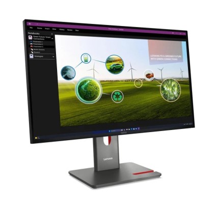 Lenovo ThinkVision P27Q-40 27"QHD IPS 120Hz Black (2560x1440), HA, TI, SW, DP, H DMI, USB-C, KVM, eKVM Lenovo - 1
