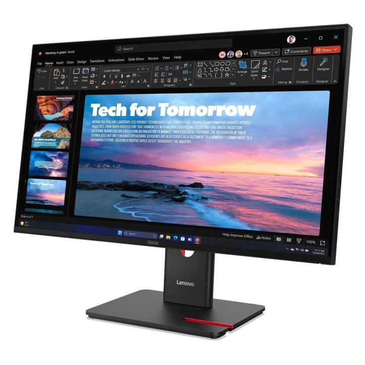 Lenovo ThinkVision T27QD - Écran QHD USB-C (2560x1440) - 0GB RAM - 0GB disque dur
