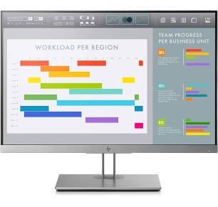 HP EliteDisplay E243i 24"FHD LED DisplayPort, VGA, HDMI 5ms [Reacondicionado Grado A] HP - 1