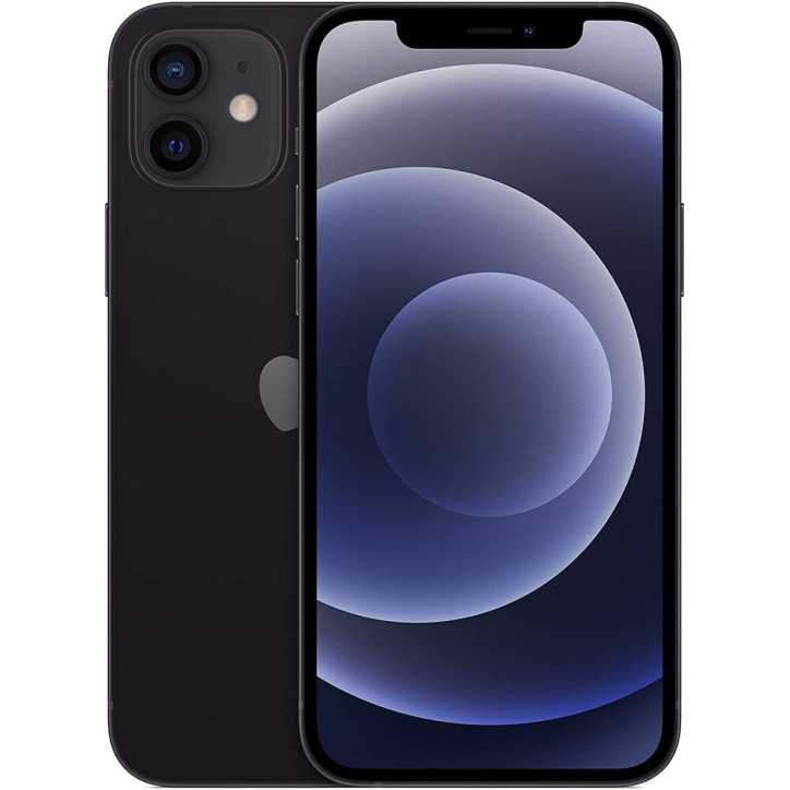 Apple iPhone 12 A14 Bionic, 4GB RAM, 128GB SSD, 6.1" LCD, Black