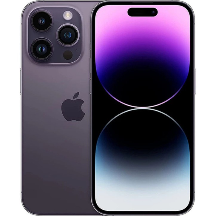 Apple iPhone 14 Pro Max 128GB 6.7" Deep Purple ohne Zubehör -128GB RAM-128GB Festplatte