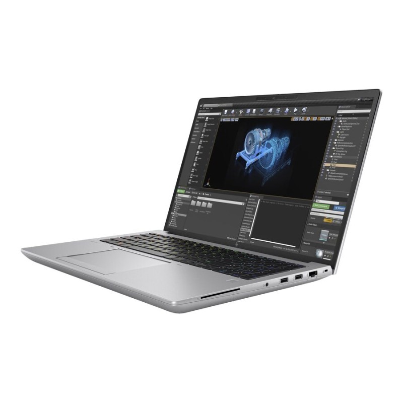 HP ZBook Fury 16 G10 i9-13950HX, 32GB, 512GB, 16", COA WUXGA, W11P, WLAN, BT, CAM, FPR, NVIDIA RTX 2000, 1x32GB HP - 1