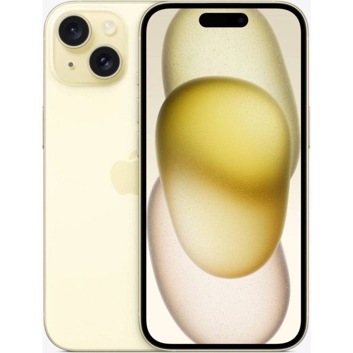 Apple iPhone 15 128GB 6.1" Jaune sans accessoires -128GB RAM-128GB disque dur