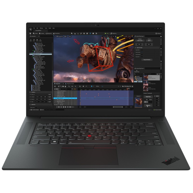 Lenovo ThinkPad P1 G6 i9-13900H, 64GB, 2TB SSD, 16", NVIDIA RTX 2000 Ada, WLAN, BT 5.3 Lenovo - 1