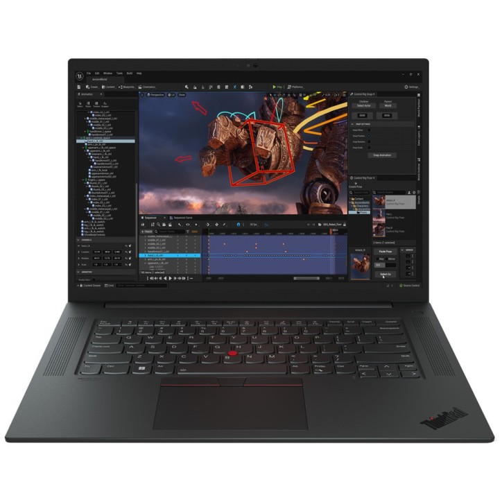 Lenovo ThinkPad P1 G6 i9-13900H, 64GB, 2TB SSD, 16", NVIDIA RTX 2000 Ada, WLAN, BT 5.3 Intel Core i9 13900H-NVIDIA RTX 2000 Ada-