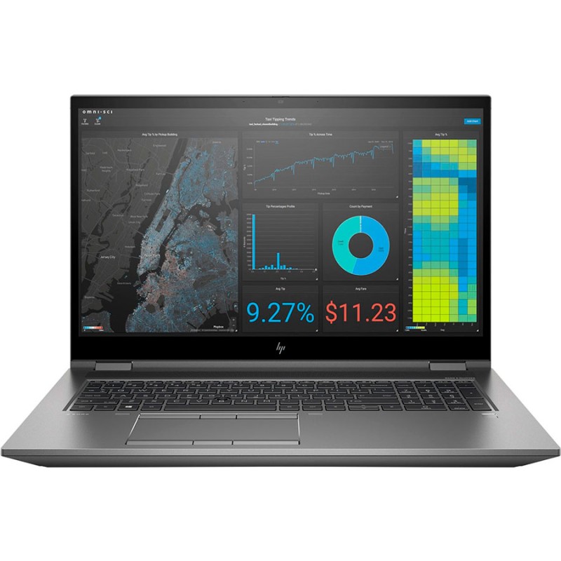 HP ZBook Fury 17 G8 Intel Core i7-1185H, 16GB, 1TB SSD-NVMe, 17.3", WLAN, BT, Cam, FPR