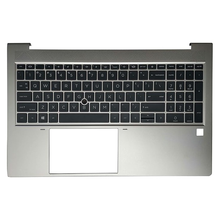 HP L89916-B31 Teclado Inglés EEUU QWERTY EliteBook G7 G8 Plata