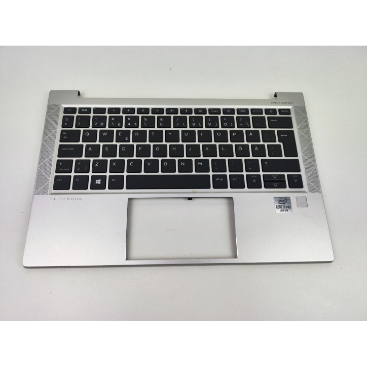 Teclado HP L85737-BB1 Hebreo QWERTY para EliteBook 830 G7 Plata