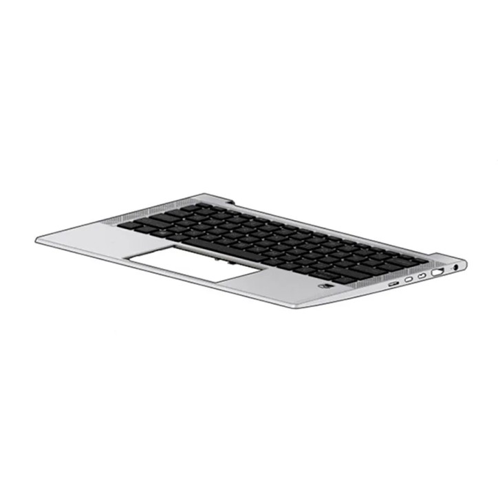 Teclado HP M08699-171 Árabe QWERTY Plata