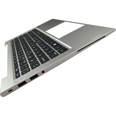 Teclado HP Suizo QWERTZ Plata EliteBook G7 G8 Reacondicionado