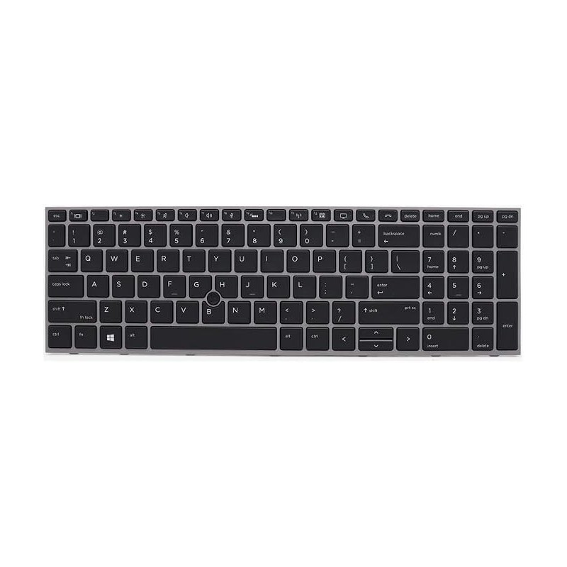 Teclado HP L12765-001 Inglés EE.UU. QWERTY ZBook G5 G6