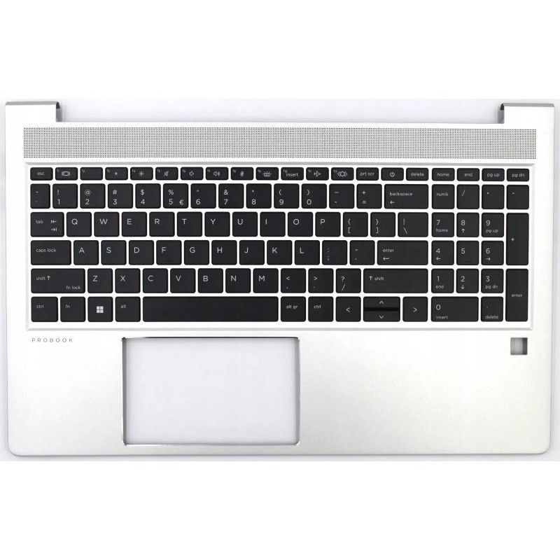 Tastatur HP EliteBook 650 G9 Englisch QWERTY Silber Renewed
