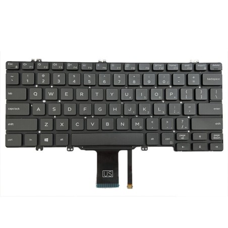 Dell-Tastatur 0DTF98 Lateinamerikanisch QWERTY Refurbished