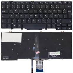 Tastatur Dell 07FYT7 0VWKCT Deutsch QWERTZ mit Beleuchtung