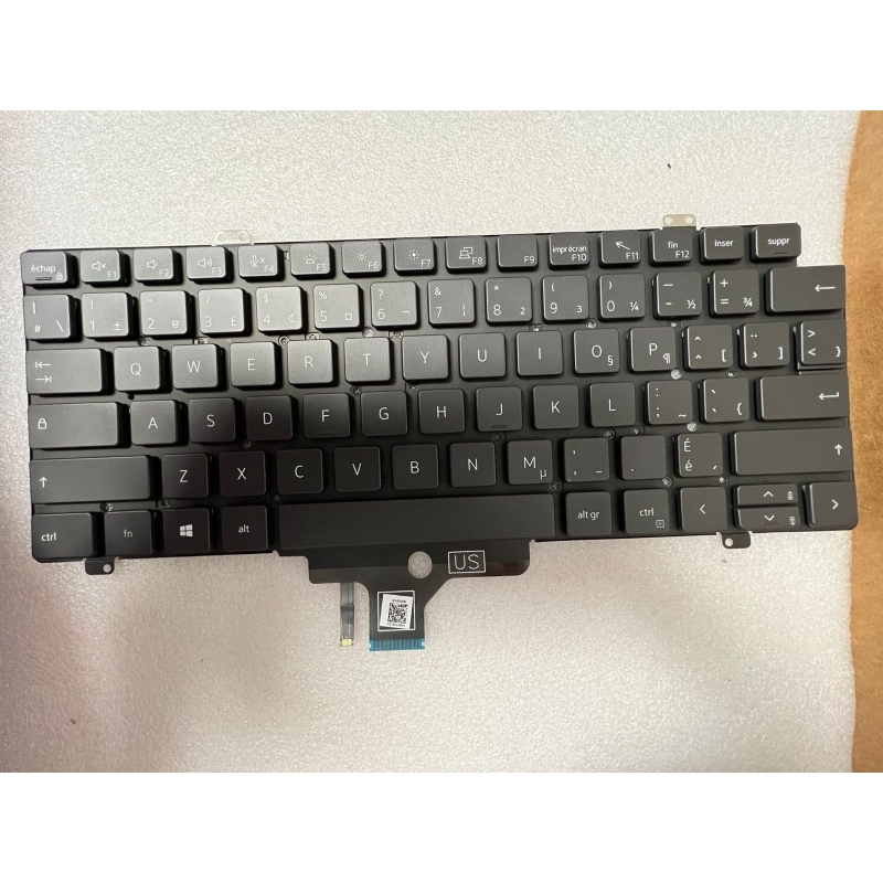 Clavier Dell 0D2VKW Canadien Français QWERTY avec rétroéclairage