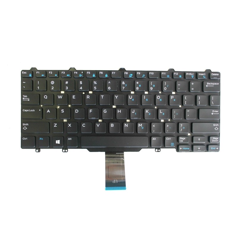 Clavier Dell 0VW71F Anglais International QWERTY avec Retroéclairage