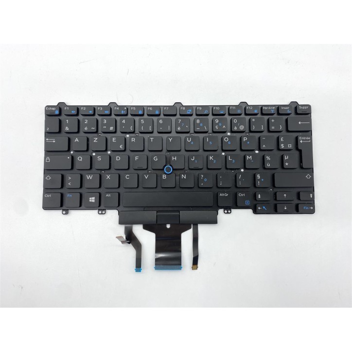Teclado Dell 0C5YKV Francés AZERTY Retroiluminado Negro
