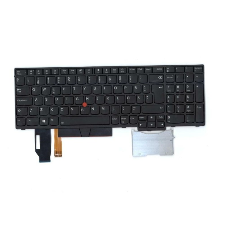 Leertasten-01YP625-Sueco-QWERTY-Retroiluminierter-Neugebrauchtware-Tastatur von Lenovo