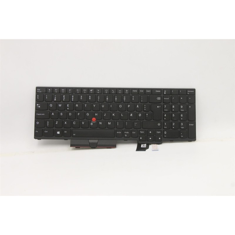Clavier Lenovo 5N20Z74867 Danois QWERTY avec retroéclairage Reconditionné