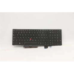 Clavier Lenovo 5N20Z74880 suédois QWERTY avec rétroéclairage ThinkPad P15