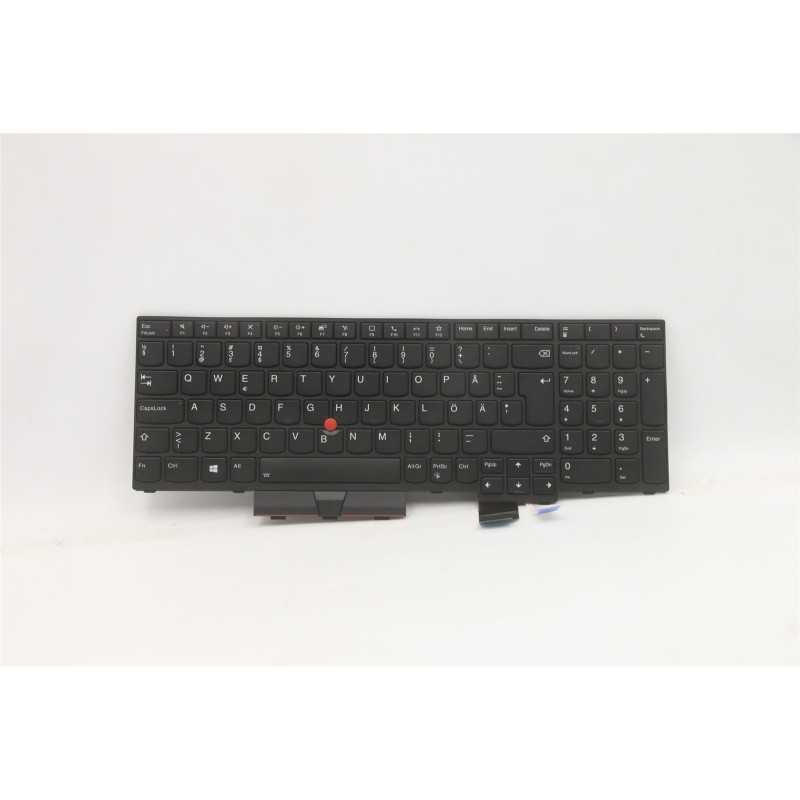 Clavier Lenovo 5N20Z74880 suédois QWERTY avec rétroéclairage ThinkPad P15
