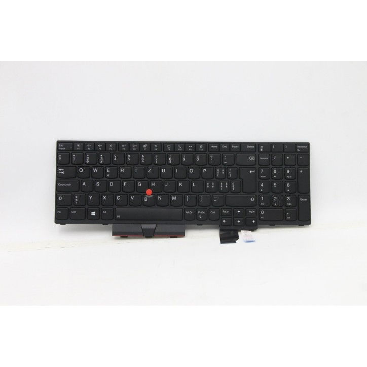 Teclado Lenovo ThinkPad P15 P17 T15g G1 Retroiluminado Suizo QWERTZ Negro