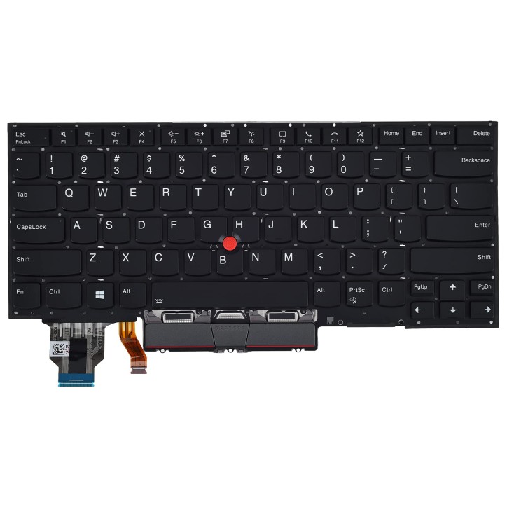 Teclado Lenovo ThinkPad X1 Carbon G7 Retroiluminado UK QWERTY Negro [R4]
