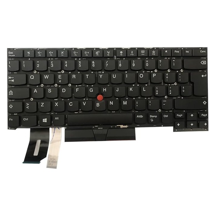 Lenovo ThinkPad Teclado Italiano Retroiluminado QWERTY Negro [R4]