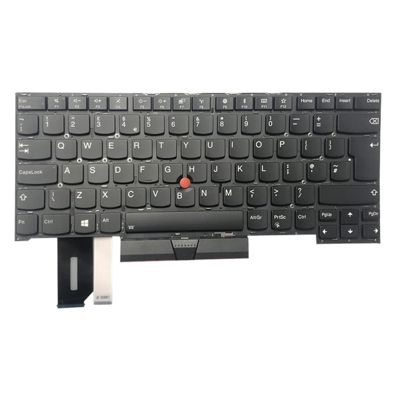 Tastatur Lenovo SN20R66066 UK mit Rücklicht Reconditioned