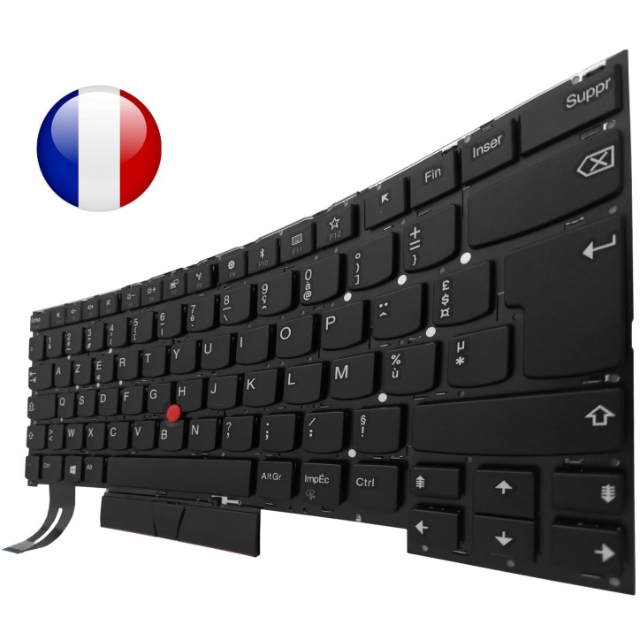 Teclado Lenovo SN20R66124 Francés AZERTY Retroiluminado [R4]