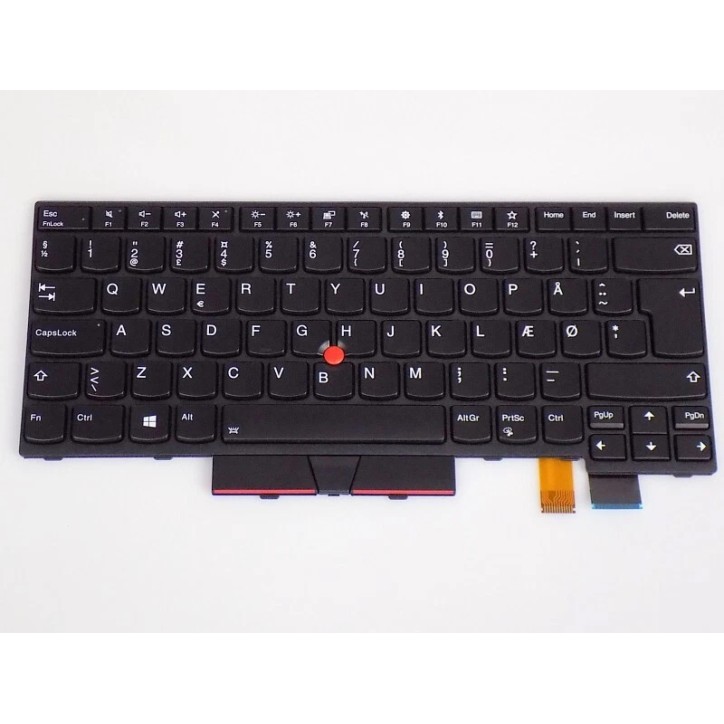 Teclado Lenovo 01AX578 Nórdico QWERTY Negro [R4]