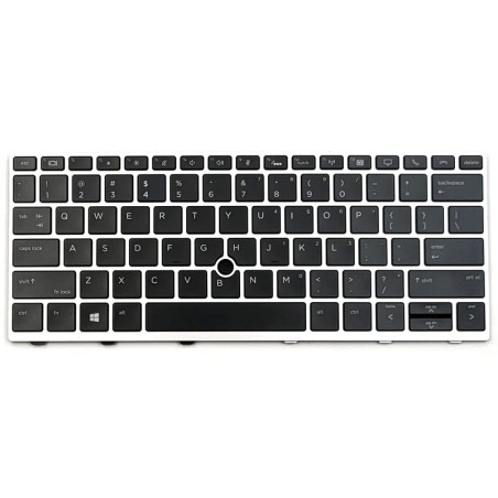 Teclado HP V162726DS1 US QWERTY Retroiluminado EliteBook |