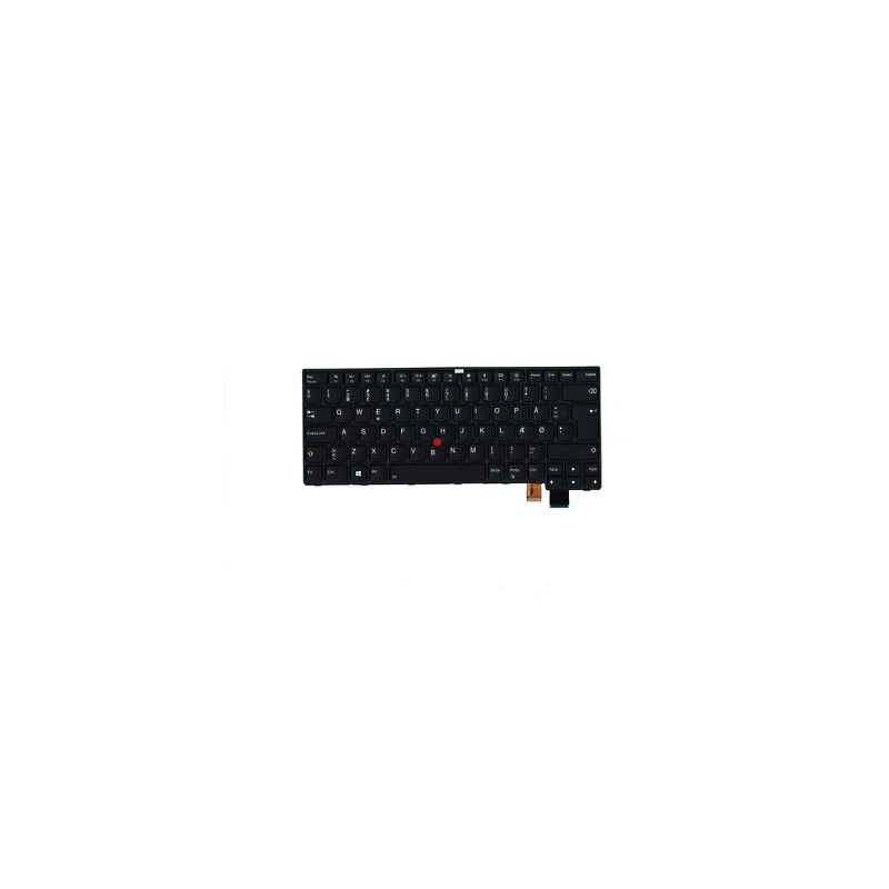 Wiederbeschaffter Lenovo-Tastatur 01EN691 Dänisch QWERTY