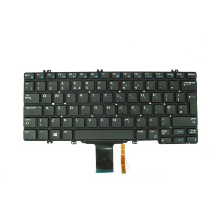 Wiederaufbereiteter Dell 0JF8W7 Tastatur UK QWERTY mit Beleuchtung