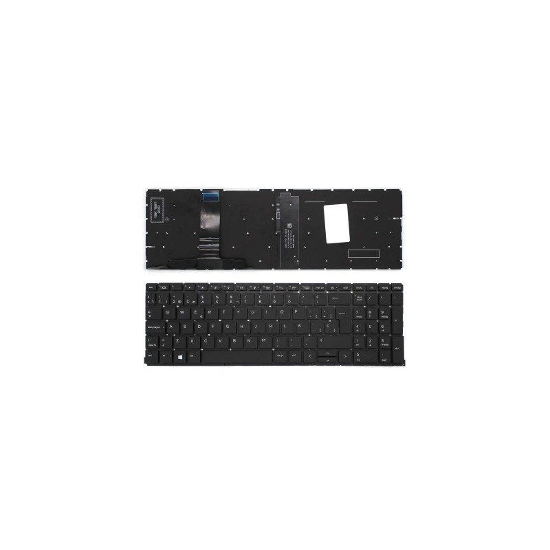 Tastatur HP SN6195BLZ QWERTY ProBook 450/455/650 G8 Silber
