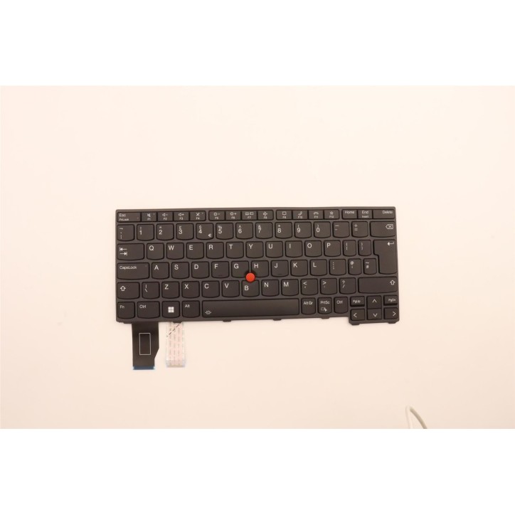 Teclado Lenovo 5N21H76850 Inglés UK QWERTY Retroiluminado Negro