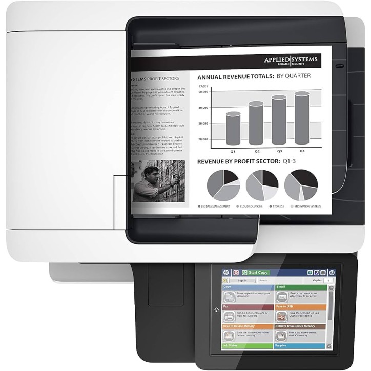 HP LaserJet Enterprise Flow M527c Multifunción Color, 43 ppm HP LaserJet Enterprise Flow M527c Multifunción Color, 43 ppm