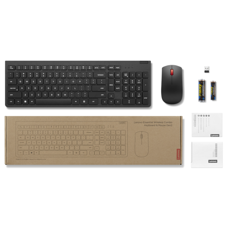 Lenovo Essential G2 Teclado+Ratón Inalámbrico QWERTY Español Lenovo Essential G2 Teclado+Ratón Inalámbrico QWERTY Español