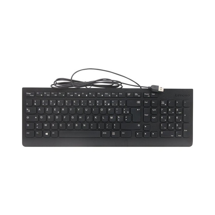 Lenovo USB Slim Keyboard AZERTY Francés