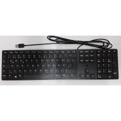 Teclado HP Halley USB Slim QWERTY Finlandés reacondicionado