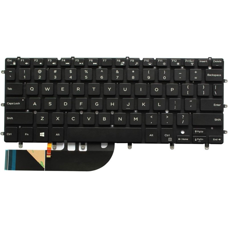 Dell-Tastatur 05P2NX deutsches QWERTZ mit Beleuchtung Neuwertig