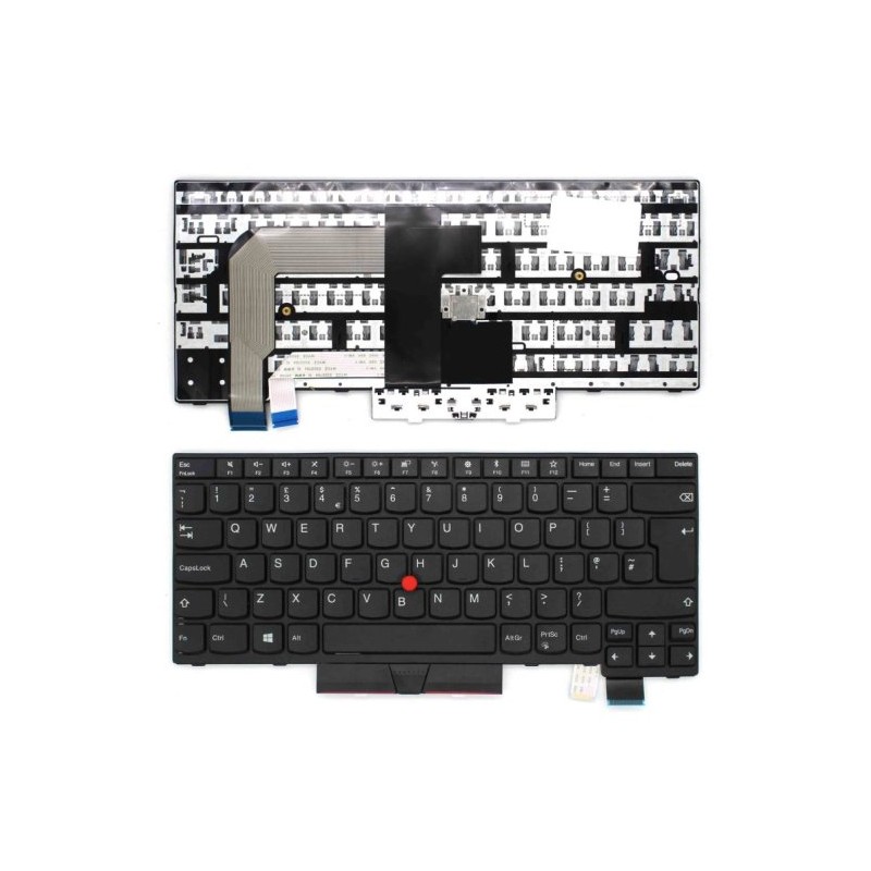 Clavier Lenovo 01HX379 État Neuf Usagé Noir QWERTY