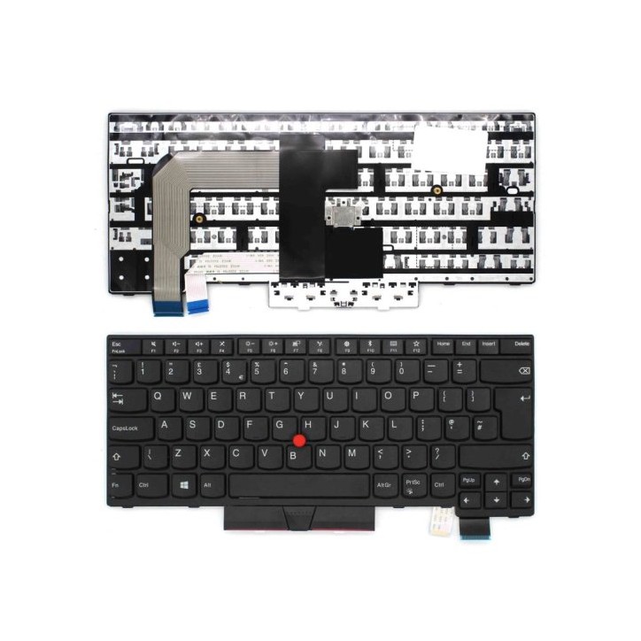 Teclado Lenovo 01HX379 US QWERTY No Retroiluminado Negro