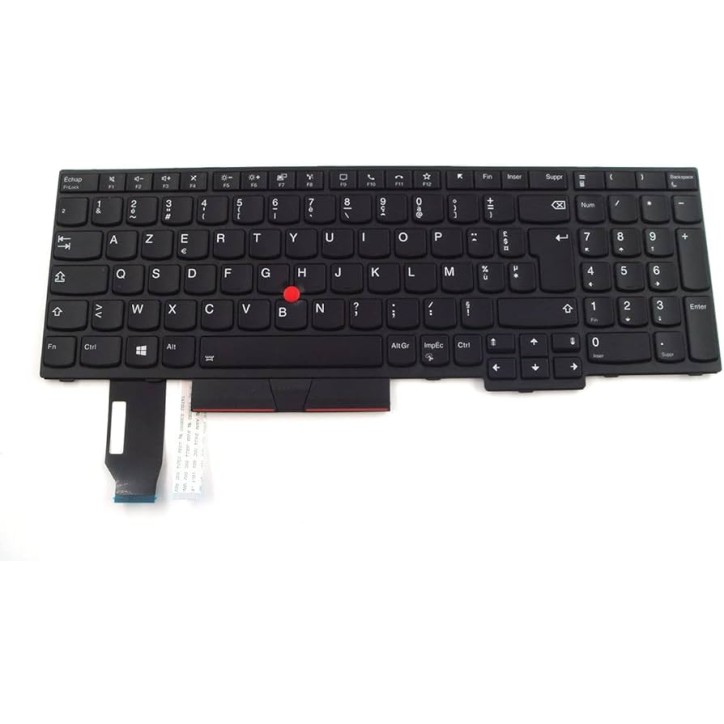 Teclado Lenovo ThinkPad T15 P15s G2 AZERTY Retroiluminado Negro [R4]