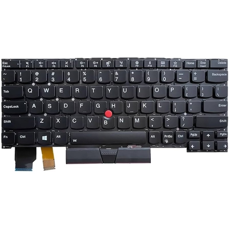 Tastatur Lenovo 5N20V43055 Deutsch QWERTY mit Beleuchtung