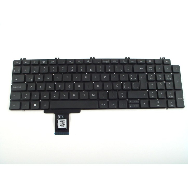 Dell 066D0H Teclado Francés AZERTY No Retroiluminado Negro [R4]