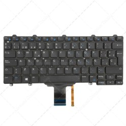 Tastatur Dell 012FJ6 Lateinamerikanisch QWERTY mit Beleuchtung